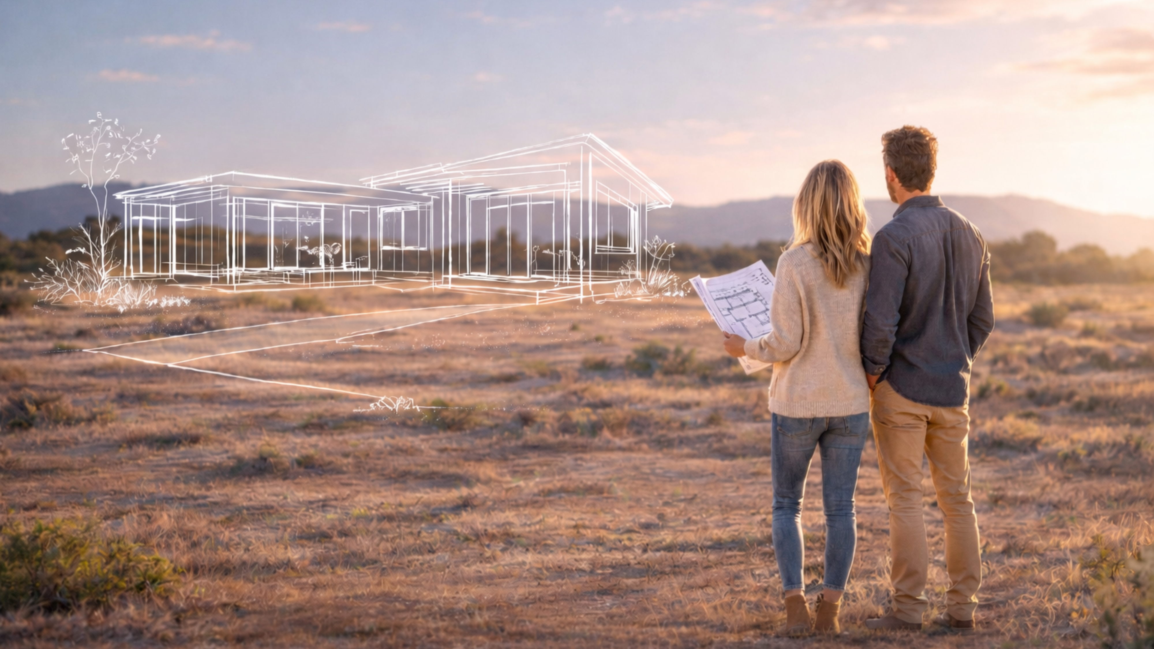 Luxury modular home exterior